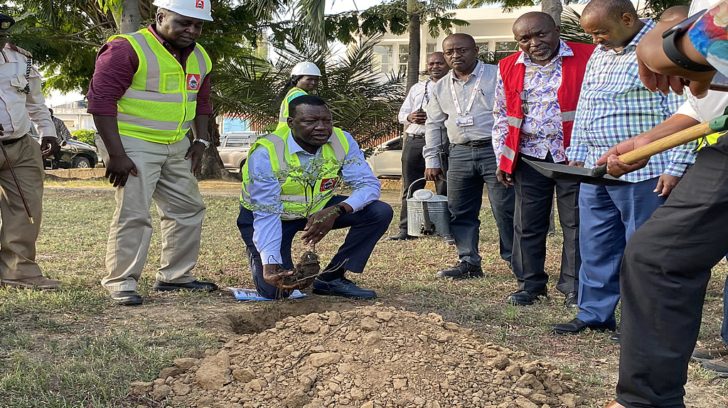 Inaugural visit by the Cabinet Secretary for Energy and Petroleum, Mr. Davis Chirchir, immortalized by tree planting on 19th December, 2022